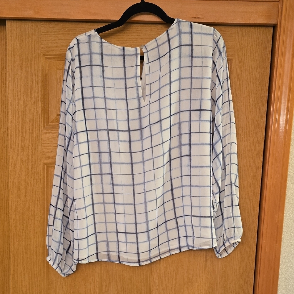 Calvin Klein Collection Cream Boxy Blouse - Picture 7 of 7